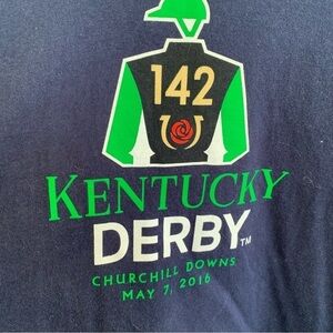 2016 Kentucky Derby Tee Shirt Churchill Downs 142nd Running Size XXL